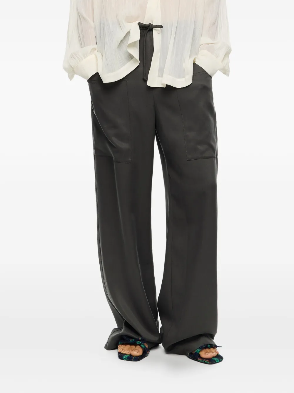 Брюки с карманами и кулиской Bimba y Lola, серый
Брюки с карманами и кулиской Bimba y Lola, серый