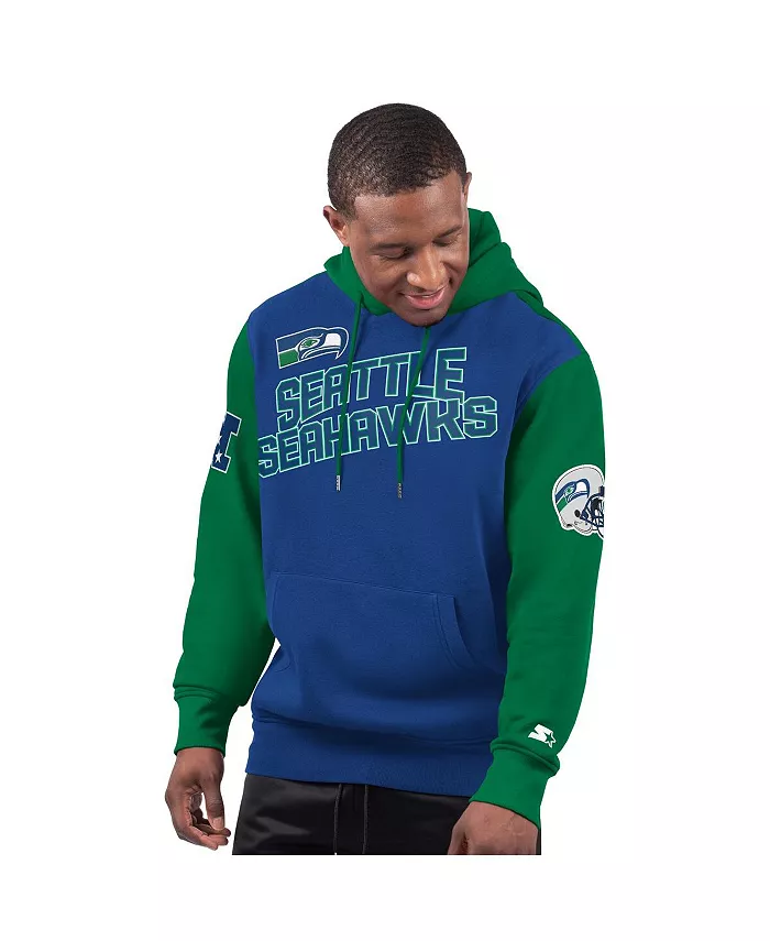 Мужская толстовка с капюшоном Royal Seattle Seahawks Extreme Vintage Logo Pullover Hoodie Starter
Мужская толстовка с капюшоном Royal Seattle Seahawks Extreme Vintage Logo Pullover Hoodie Starter