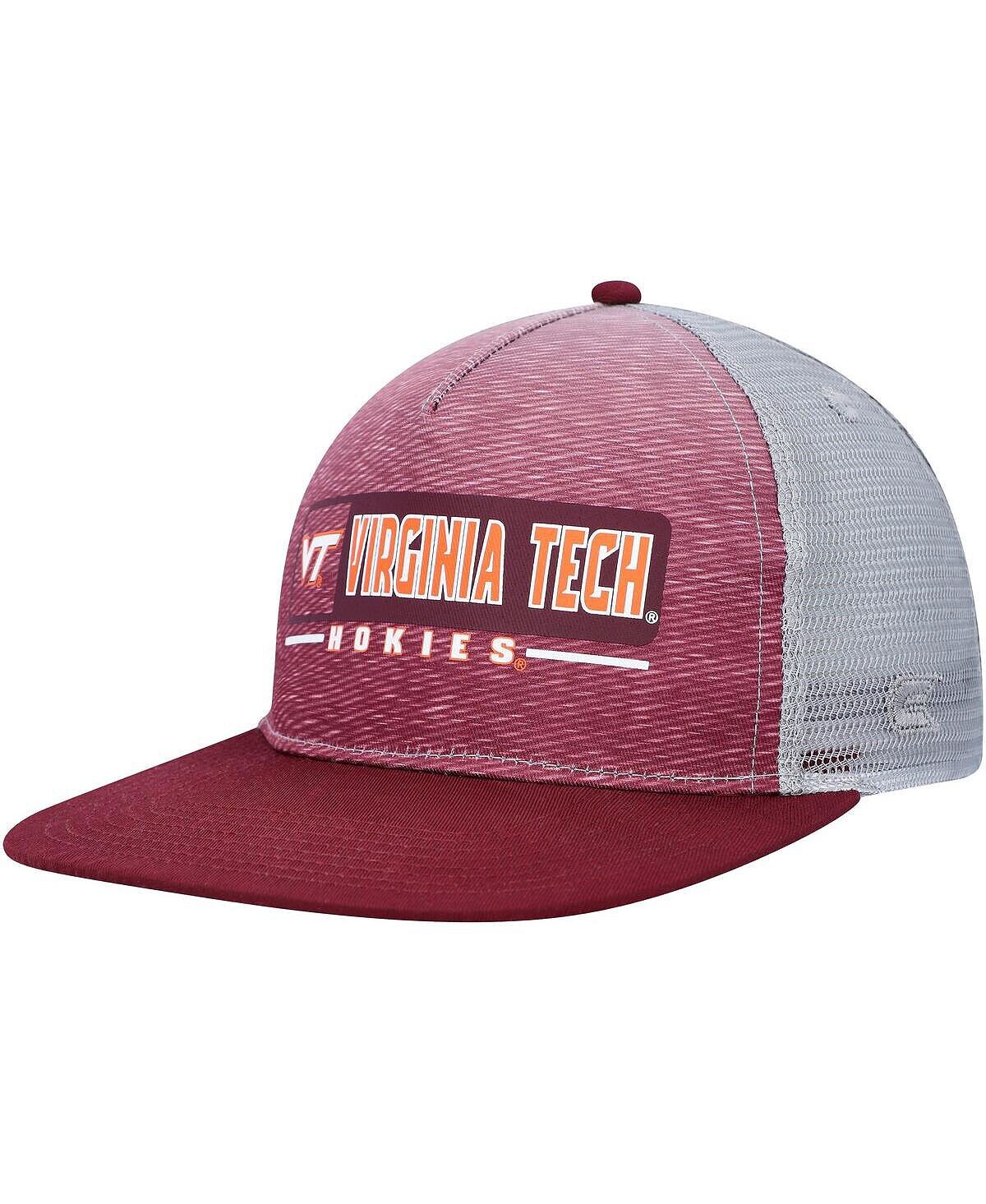 Мужская бордово-серая шляпа Snapback Virginia Tech Hokies Colosseum
Мужская бордово-серая шляпа Snapback Virginia Tech Hokies Colosseum