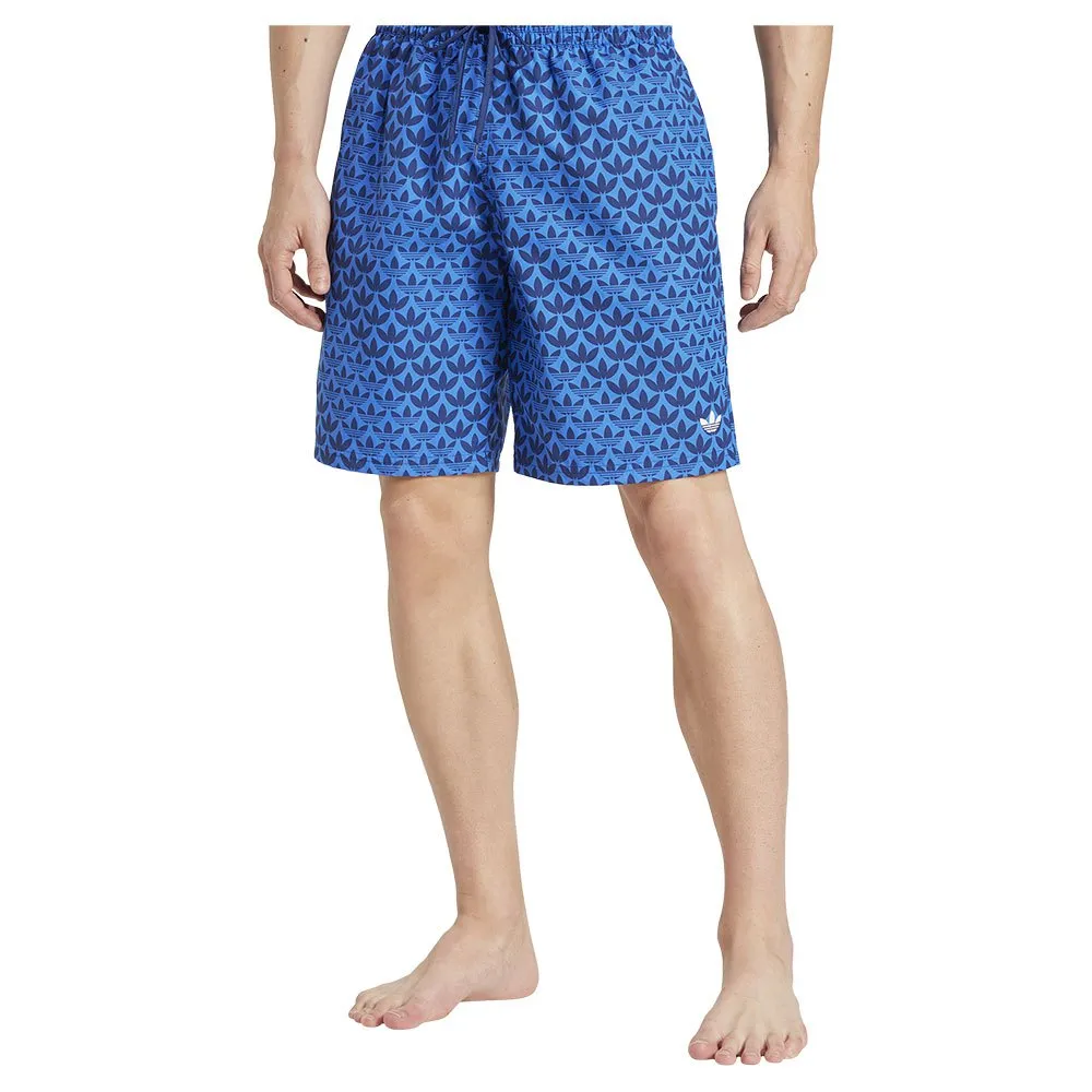 Шорты для плавания adidas Originals Monogram, синий 
Шорты для плавания adidas Originals Monogram, синий