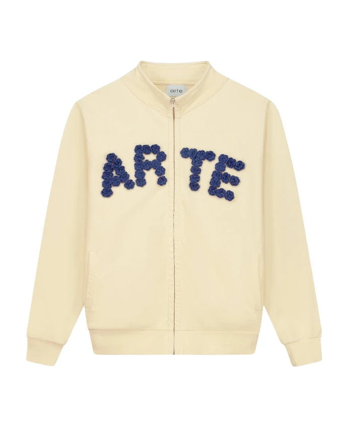 Вязаная спортивная куртка Celflora кремового цвета. Arte Antwerp, белый
Вязаная спортивная куртка Celflora кремового цвета. Arte Antwerp, белый