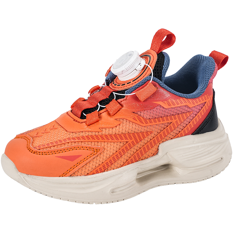 Противоскользящие и дышащие детские кроссовки для бега BOBDOG, оранжевый 
Противоскользящие и дышащие детские кроссовки для бега BOBDOG, оранжевый