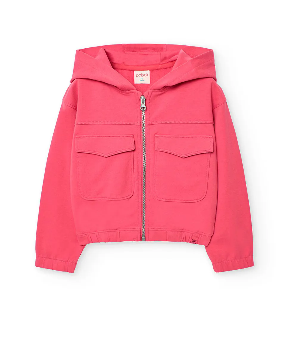 Куртка для девочек с капюшоном и застежкой-молнией Boboli, фуксия
Куртка для девочек с капюшоном и застежкой-молнией Boboli, фуксия