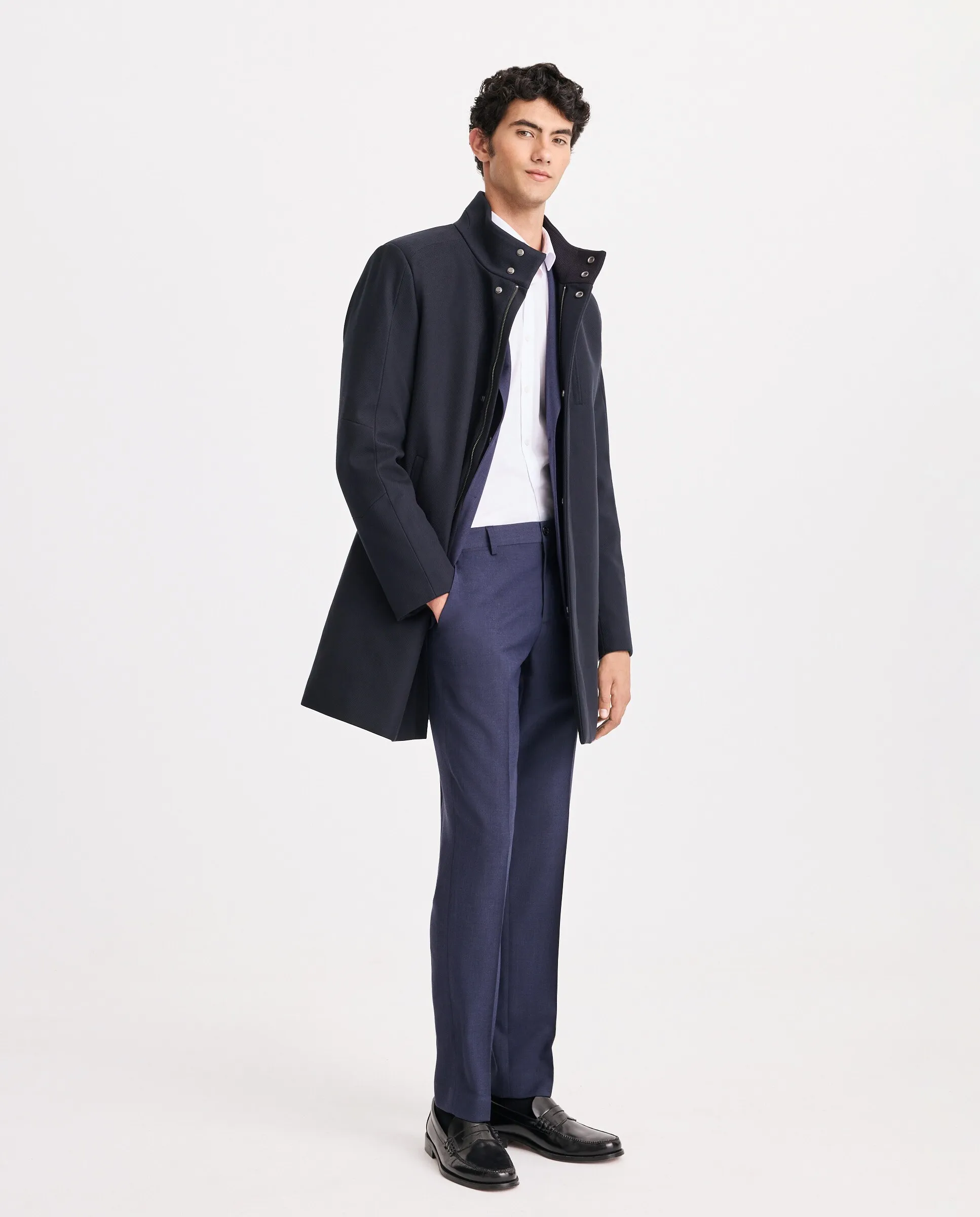 Мужское пальто с камином Easy Wear, темно-синий
Мужское пальто с камином Easy Wear, темно-синий