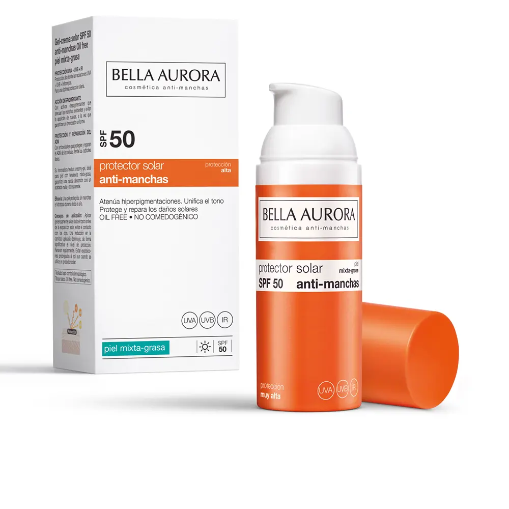 Солнцезащитный крем Bella Aurora Solar Anti-Manchas Piel Mixta-Grasa Spf50 Bella Aurora, 50 мл
Солнцезащитный крем Bella Aurora Solar Anti-Manchas Piel Mixta-Grasa Spf50 Bella Aurora, 50 мл