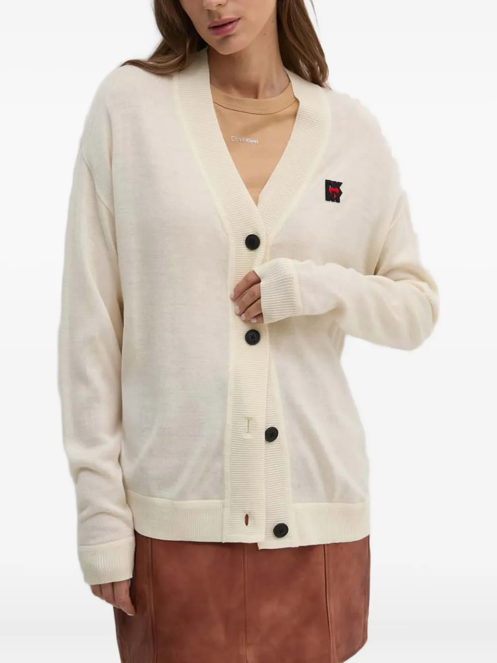 Кардитан с логотипом на пуговицах Dkny, нейтральный
Кардитан с логотипом на пуговицах Dkny, нейтральный