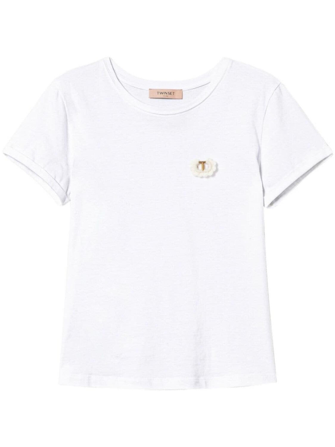 TWINSET футболка с брошью, белый
TWINSET футболка с брошью, белый