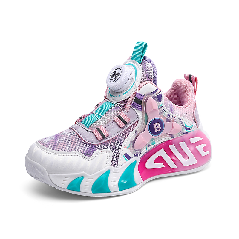 Баскетбольные кроссовки детские, легкие, сетчатые, с вращающейся пряжкой, дышащие, сбалансированные ZIJIAN, розовый
Баскетбольные кроссовки детские, легкие, сетчатые, с вращающейся пряжкой, дышащие, сбалансированные ZIJIAN, розовый