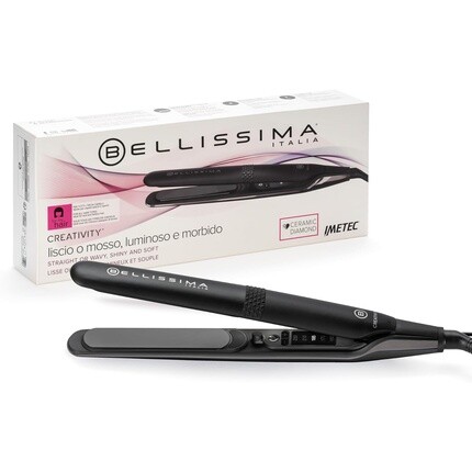 Выпрямитель для волос Bellissima Imetec Creativity с алмазными керамическими пластинами, 5 температур, 150/230°C 
Выпрямитель для волос Bellissima Imetec Creativity с алмазными керамическими пластинами, 5 температур, 150/230°C