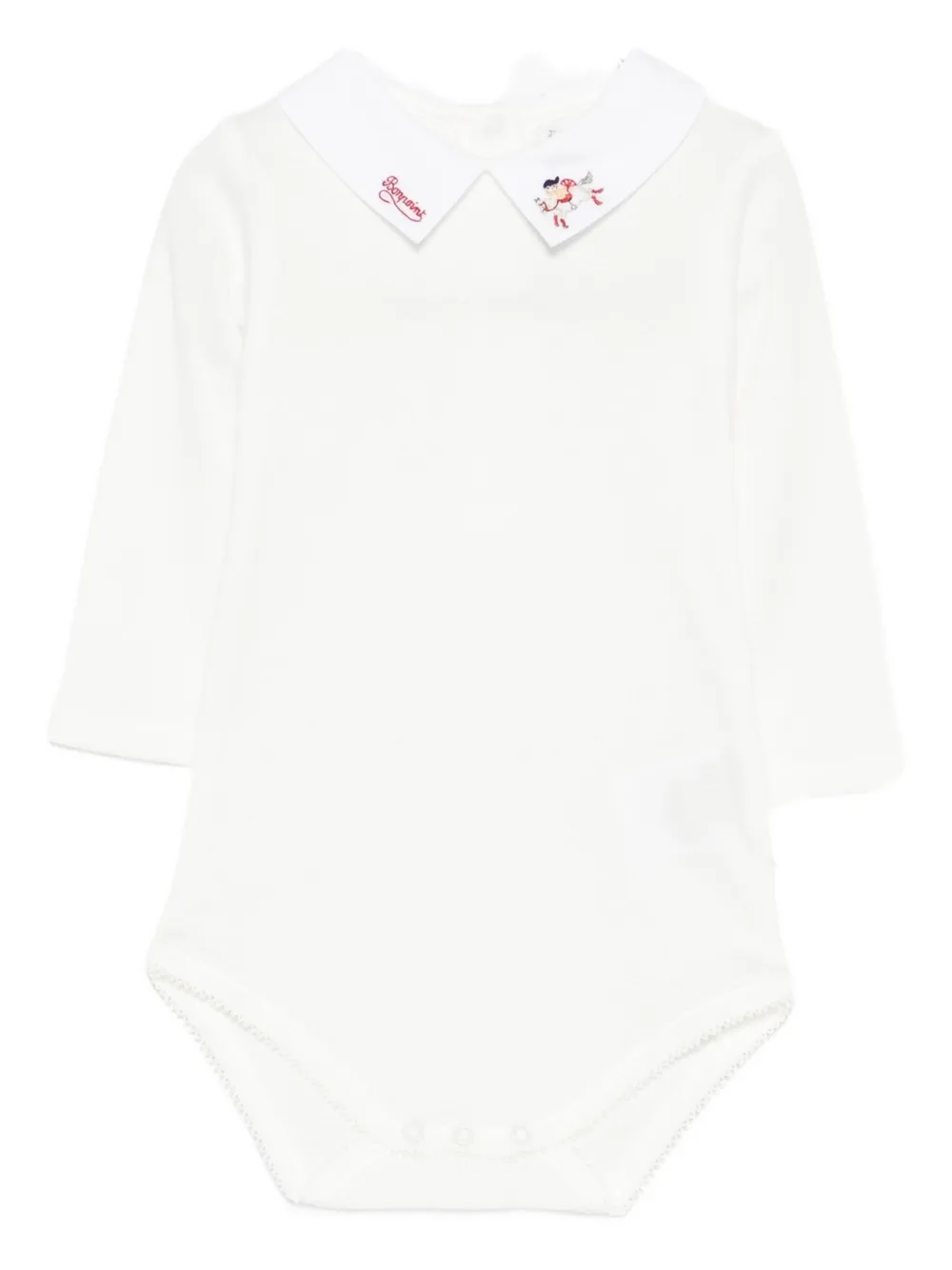 Боди с воротником и вышивкой Bonpoint, белый
Боди с воротником и вышивкой Bonpoint, белый