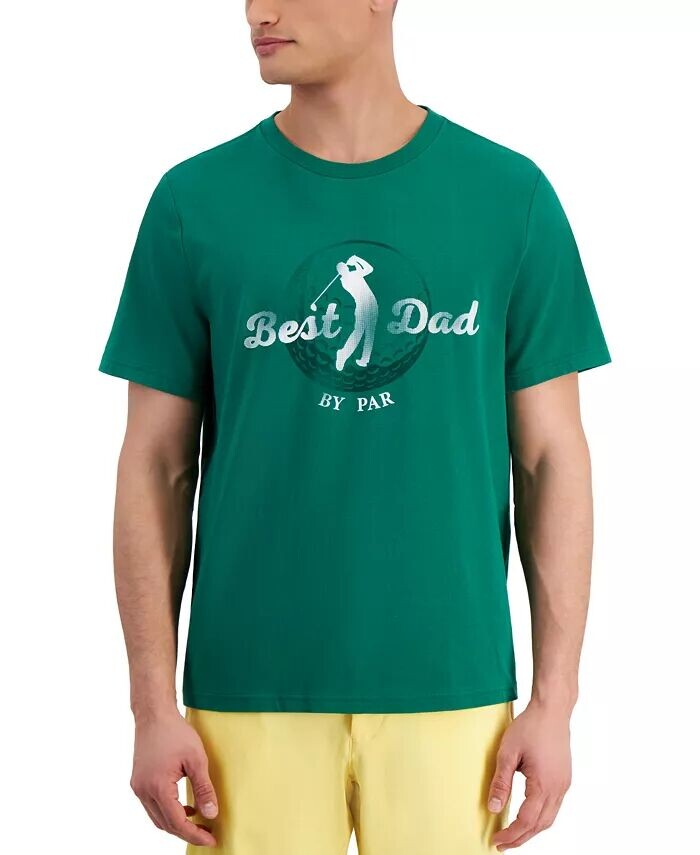 Мужская футболка стандартного кроя с рисунком Best Dad By Par Club Room, зеленый
Мужская футболка стандартного кроя с рисунком Best Dad By Par Club Room, зеленый