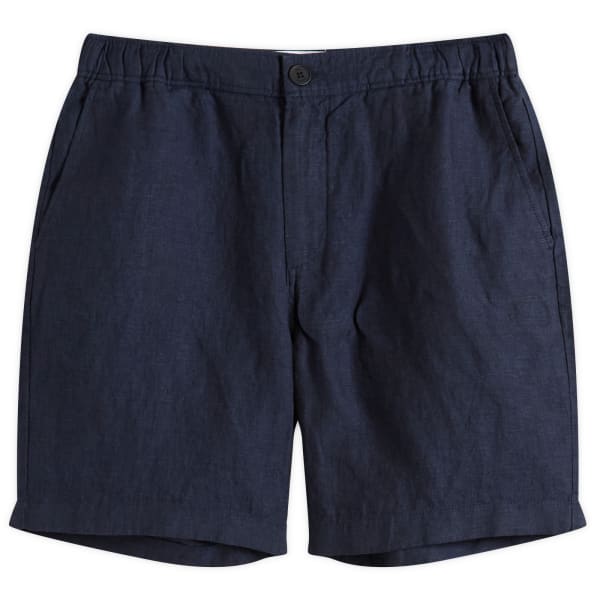 Двухцветные льняные шорты Kurt Wax London, синий
Двухцветные льняные шорты Kurt Wax London, синий