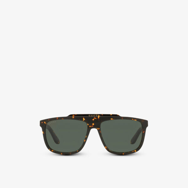 Солнцезащитные очки GG1039S в прямоугольной оправе из ацетата ацетата Gucci, коричневый
Солнцезащитные очки GG1039S в прямоугольной оправе из ацетата ацетата Gucci, коричневый