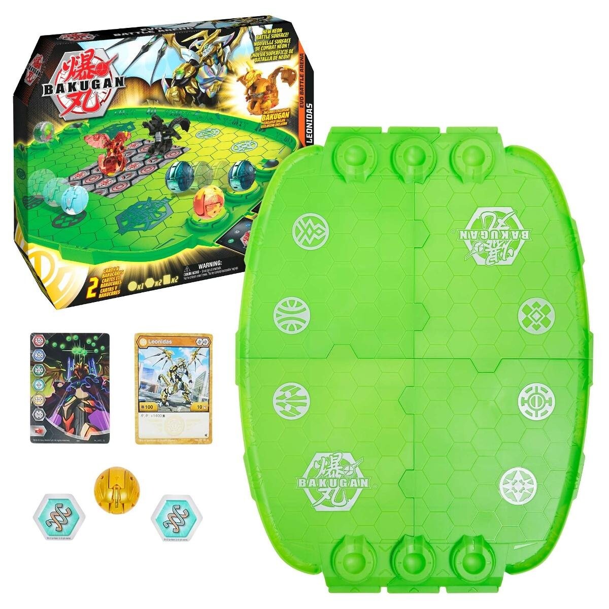 Bakugan Battle Arena Walk Evo + фигурка и карты Леонидаса
Bakugan Battle Arena Walk Evo + фигурка и карты Леонидаса