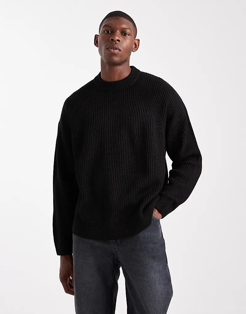 Свободный трикотажный джемпер свободного кроя ASOS DESIGN в рубчик черного цвета
Свободный трикотажный джемпер свободного кроя ASOS DESIGN в рубчик черного цвета