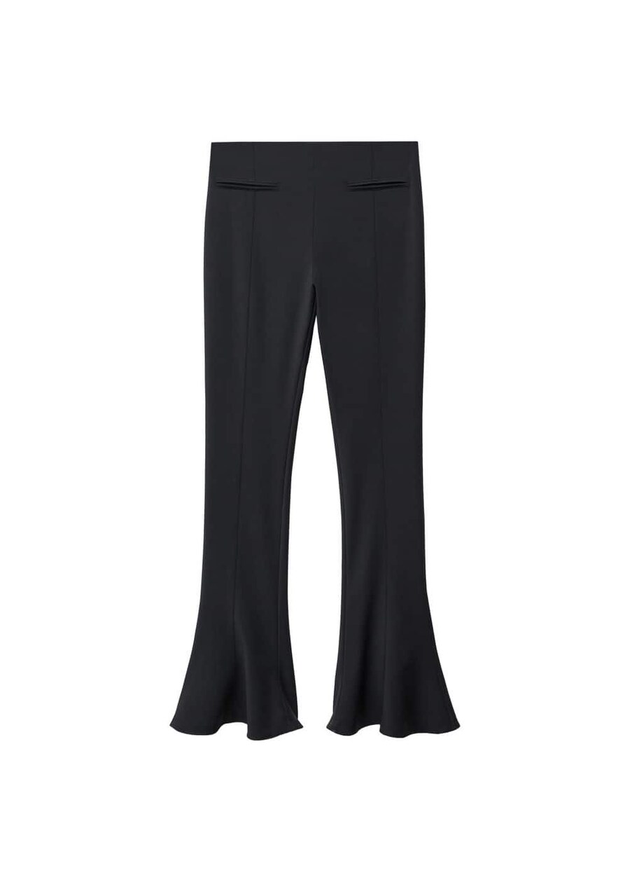 Расклешенные брюки MANGO America, черный
Расклешенные брюки MANGO America, черный