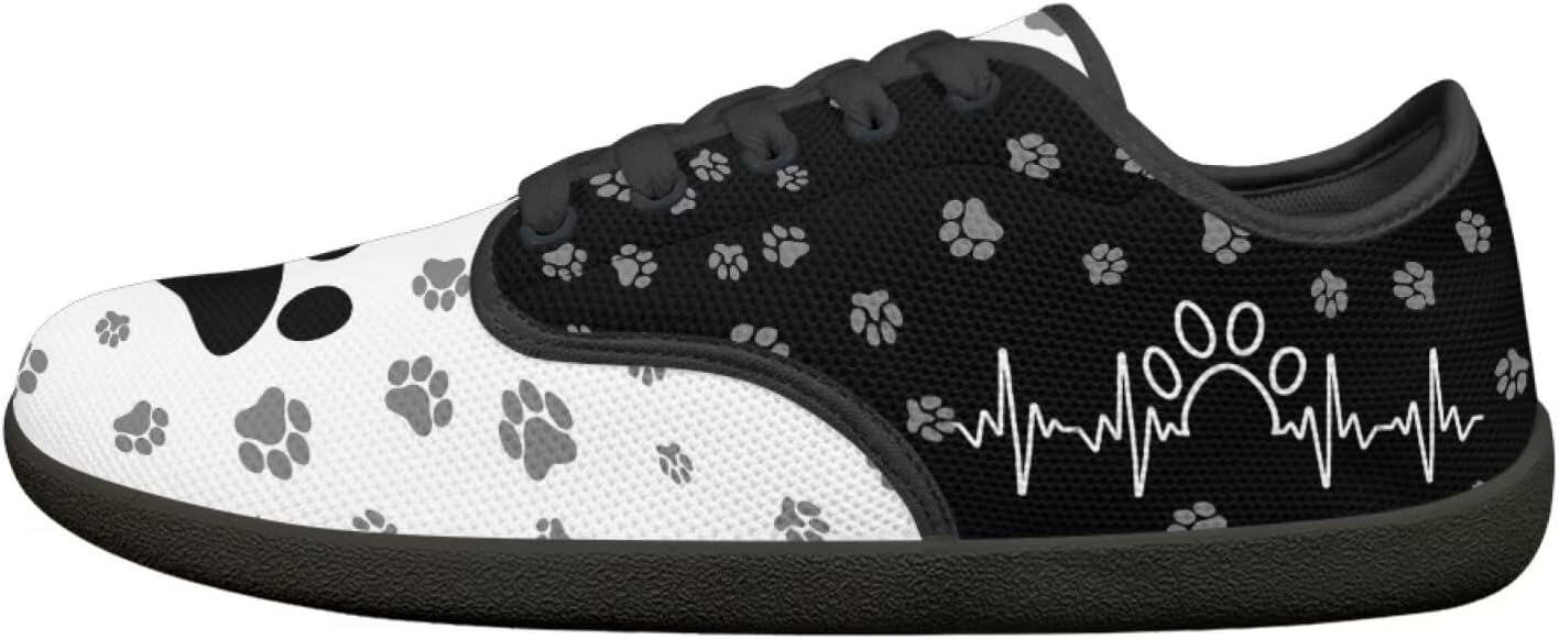 Forchrinse Белые кроссовки с отпечатком лапы собаки для женщин и мужчин, минималистичные обувь, низкие с широкой передней частью, дышащие кроссовки для прогулок
Forchrinse Белые кроссовки с отпечатком лапы собаки для женщин и мужчин, минималистичные обувь, низкие с широкой передней частью, дышащие кроссовки для прогулок