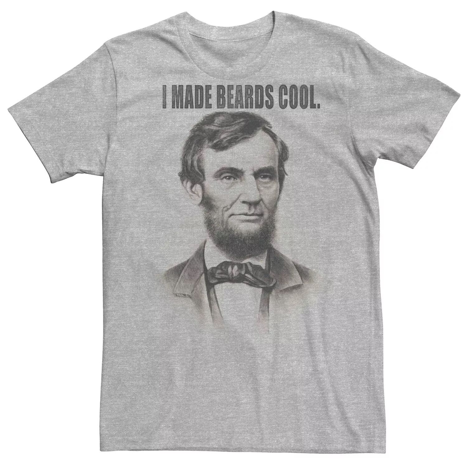 Мужская футболка с изображением Авраама Линкольна I Made Beards Cool Licensed Character
Мужская футболка с изображением Авраама Линкольна I Made Beards Cool Licensed Character