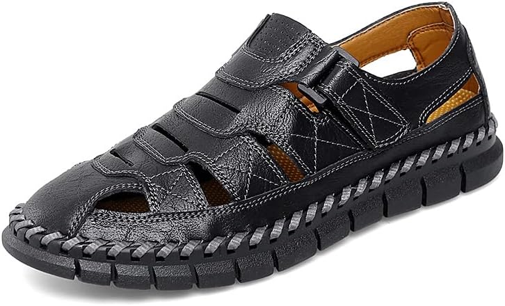 Мужские модные повседневные сандалии для улицы, вождения и прогулок, спортивная обувь с закрытым носком, дышащие и удобные пляжные туфли Generic, черный
Мужские модные повседневные сандалии для улицы, вождения и прогулок, спортивная обувь с закрытым носком, дышащие и удобные пляжные туфли Generic, черный