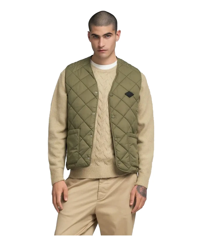 Стеганый жилет стандартного кроя Replay, зеленый
Стеганый жилет стандартного кроя Replay, зеленый