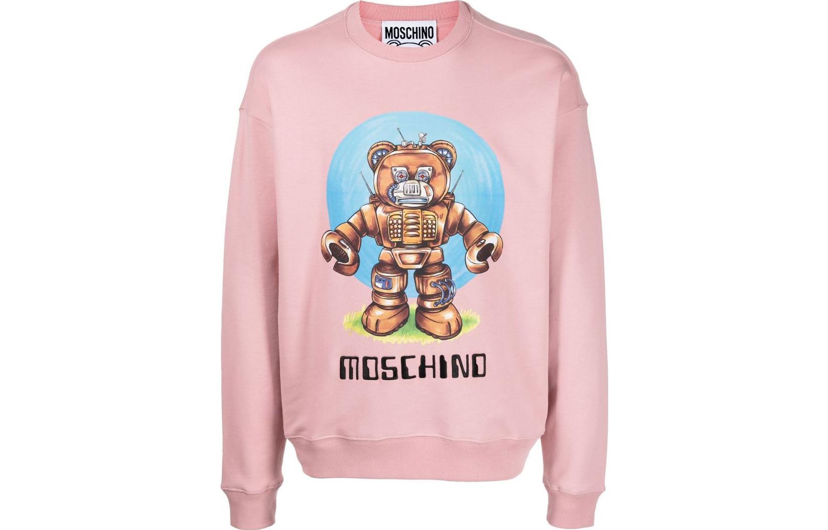 Толстовка Robot Bear с длинными рукавами MOSCHINO, розовый
Толстовка Robot Bear с длинными рукавами MOSCHINO, розовый