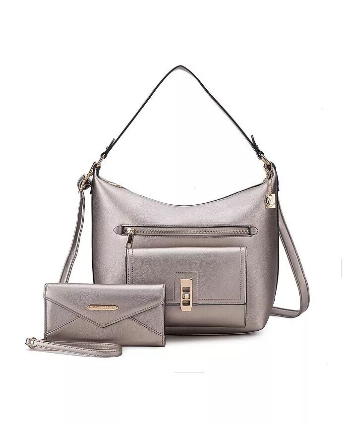 Сумка через плечо Clara с кошельком на ремешке от Mia K Mkf Collection, серебряный
Сумка через плечо Clara с кошельком на ремешке от Mia K Mkf Collection, серебряный