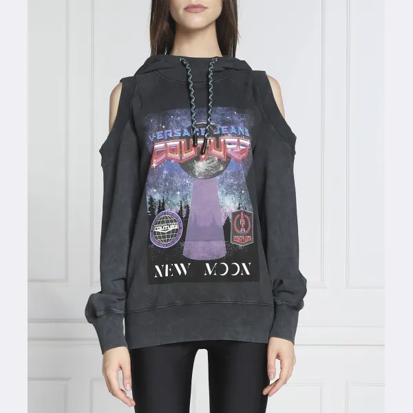 Толстовка обычного кроя Versace, черный
Толстовка обычного кроя Versace, черный