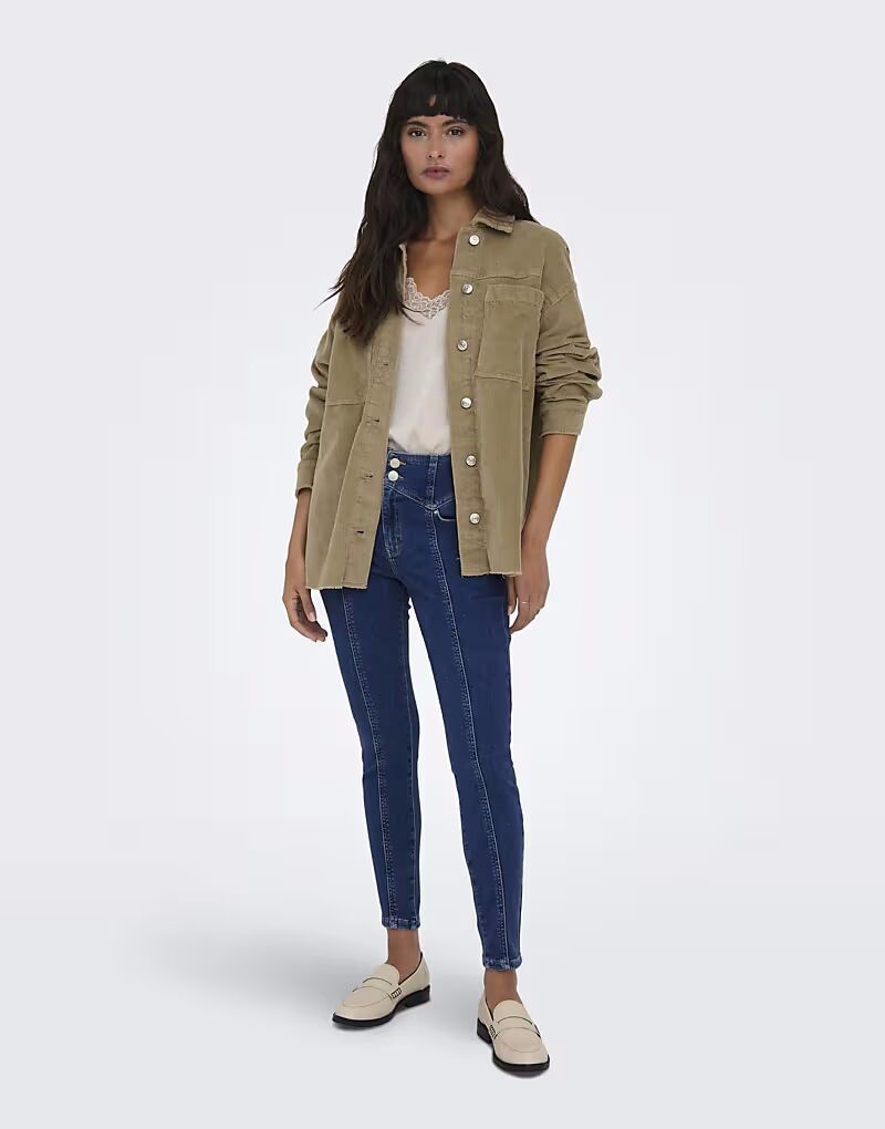 ONLY узкие джинсы из темно-синего денима
ONLY узкие джинсы из темно-синего денима