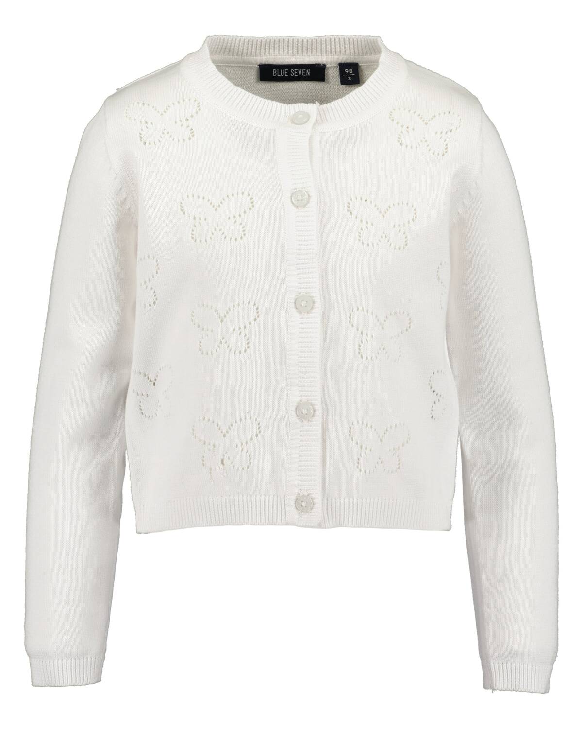 BLUE SEVEN Вязаный кардиган в белом цвете
BLUE SEVEN Вязаный кардиган в белом цвете