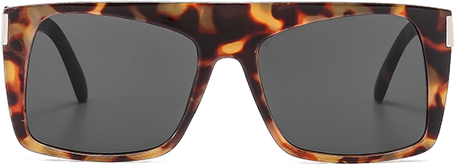 Солнцезащитные очки Bullabulling в стиле ретро квадратной формы для женщин, большие солнцезащитные очки с плоской верхней частью для мужчин, защита от УФ-излучения UV400, модные сине-зеленые панк-очки, Leopard
Солнцезащитные очки Bullabulling в стиле ретро квадратной формы для женщин, большие солнцезащитные очки с плоской верхней частью для мужчин, защита от УФ-излучения UV400, модные сине-зеленые панк-очки, Leopard