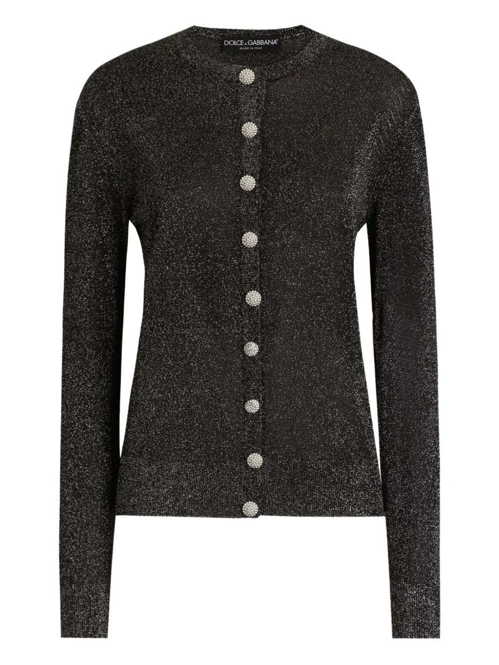 Кардиган с эффектом металлик Dolce & Gabbana, черный
Кардиган с эффектом металлик Dolce & Gabbana, черный