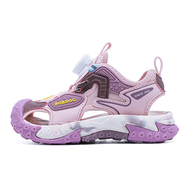 Детские сандалии с низким верхом, нескользящие, дышащие и поддерживающие BOBDOG, розовый/фиолетовый
Детские сандалии с низким верхом, нескользящие, дышащие и поддерживающие BOBDOG, розовый/фиолетовый