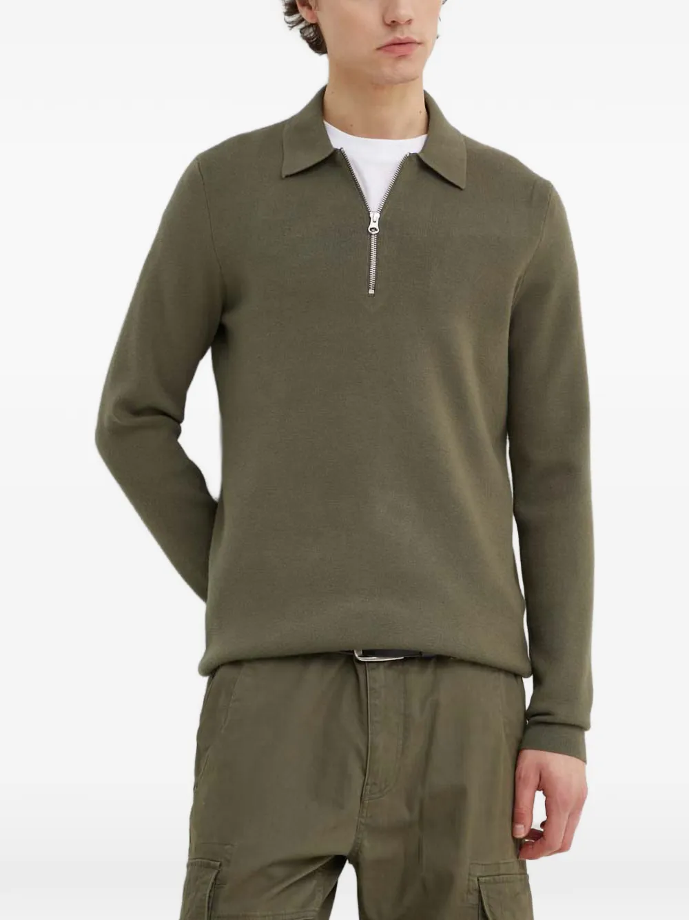 Трикотажная рубашка поло на молнии Samsoe Samsoe, зеленый
Трикотажная рубашка поло на молнии Samsoe Samsoe, зеленый