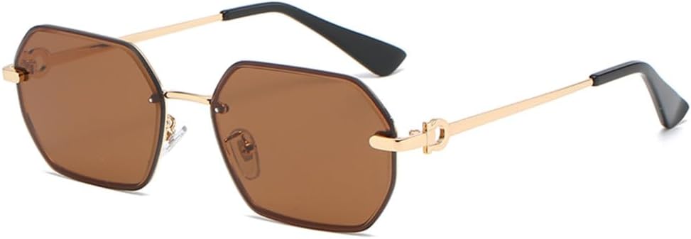 Ретро-солнцезащитные очки с металлическим многоугольным оправой 2027 года для женщин и мужчин, нестандартной формы, черные, с защитой от УФ-излучения UV400 MTZJH, Brown
Ретро-солнцезащитные очки с металлическим многоугольным оправой 2027 года для женщин и мужчин, нестандартной формы, черные, с защитой от УФ-излучения UV400 MTZJH, Brown