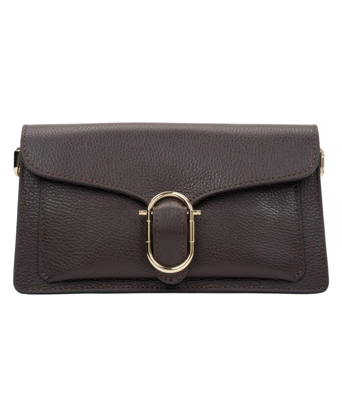 Небольшая коричневая сумка через плечо в форме седла Estro, коричневый
Небольшая коричневая сумка через плечо в форме седла Estro, коричневый