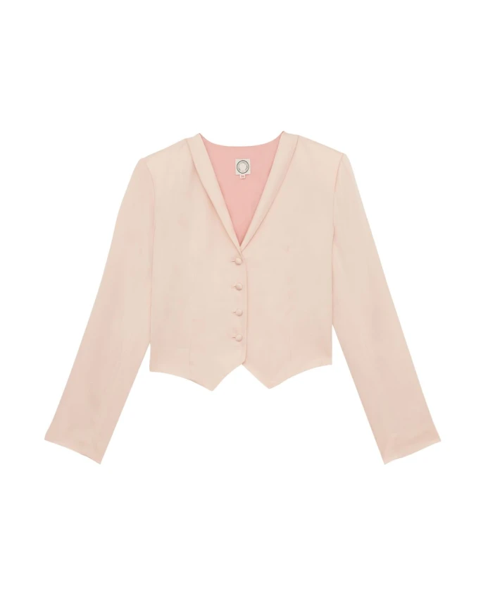 Светло-Розовый пиджак-боло Ines De La Fressange Paris, розовый
Светло-Розовый пиджак-боло Ines De La Fressange Paris, розовый