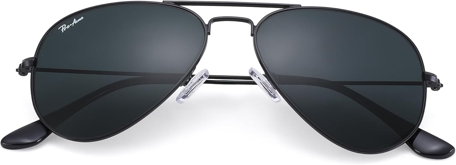 Солнцезащитные очки Pro Acme Small Aviator с линзами из стекла, классической металлической оправой и защитой от УФ-излучения UV400, подходят для мужчин и женщин с небольшим лицом, диаметр линз 52 мм, B Black/Grey
Солнцезащитные очки Pro Acme Small Aviator с линзами из стекла, классической металлической оправой и защитой от УФ-излучения UV400, подходят для мужчин и женщин с небольшим лицом, диаметр линз 52 мм, B Black/Grey