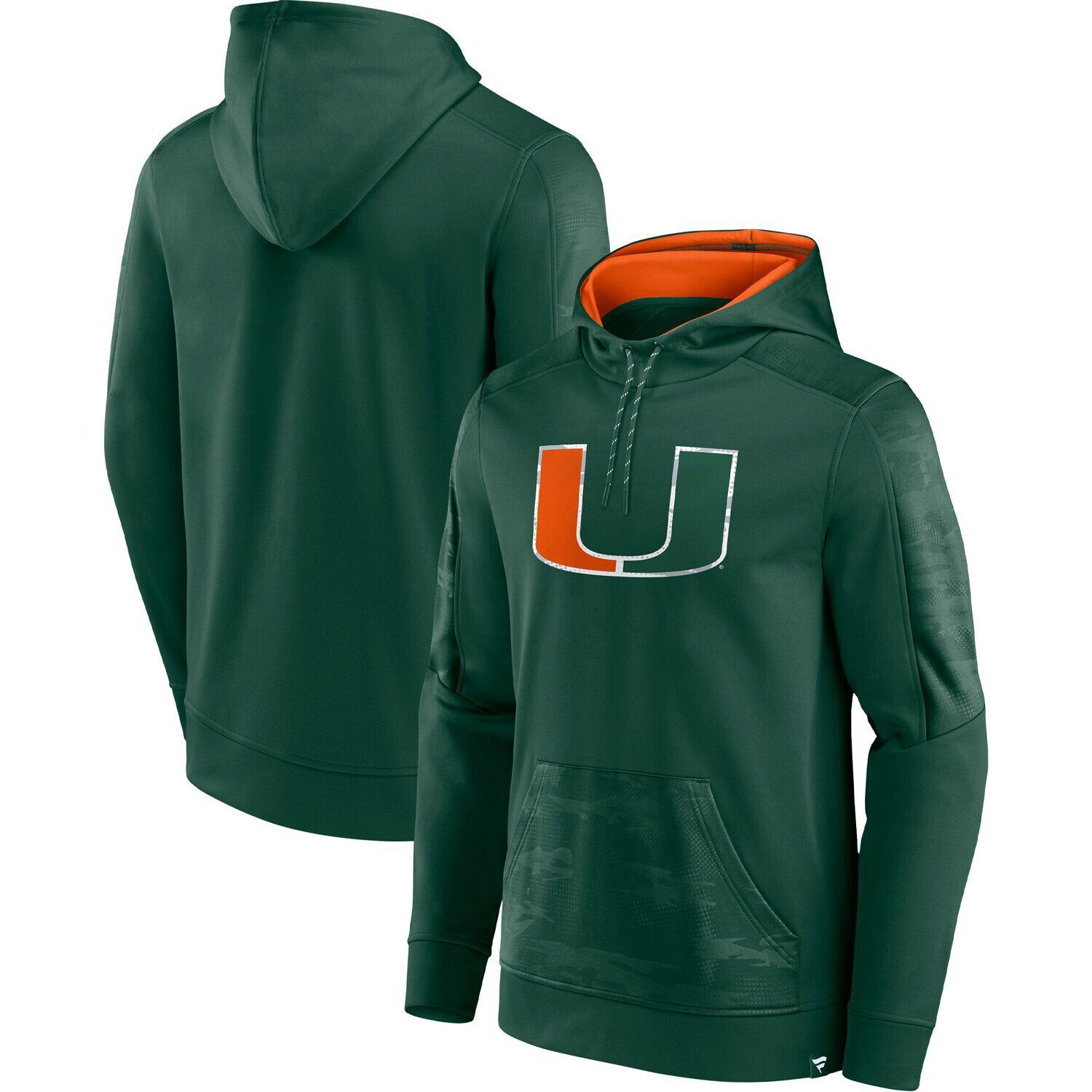 Мужской зеленый пуловер с капюшоном Miami Hurricanes On The Ball с логотипом Fanatics
Мужской зеленый пуловер с капюшоном Miami Hurricanes On The Ball с логотипом Fanatics