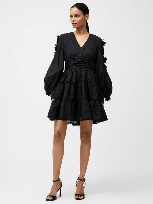 Кружевное мини-платье aubrey French Connection, черный
Кружевное мини-платье aubrey French Connection, черный