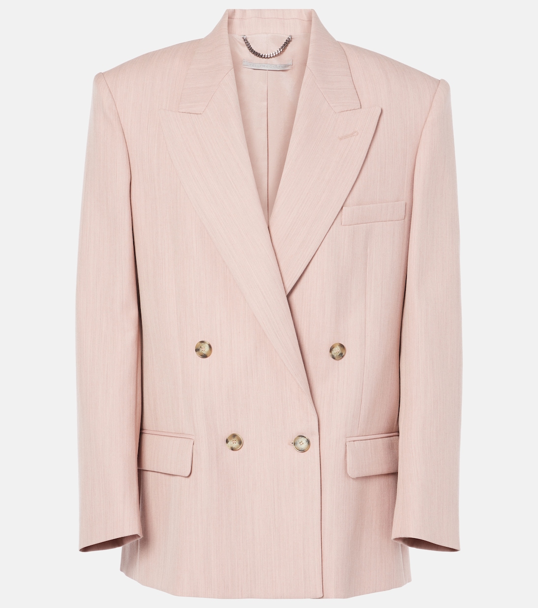 Двубортный шерстяной блейзер Stella McCartney, Dusty Pink
Двубортный шерстяной блейзер Stella McCartney, Dusty Pink