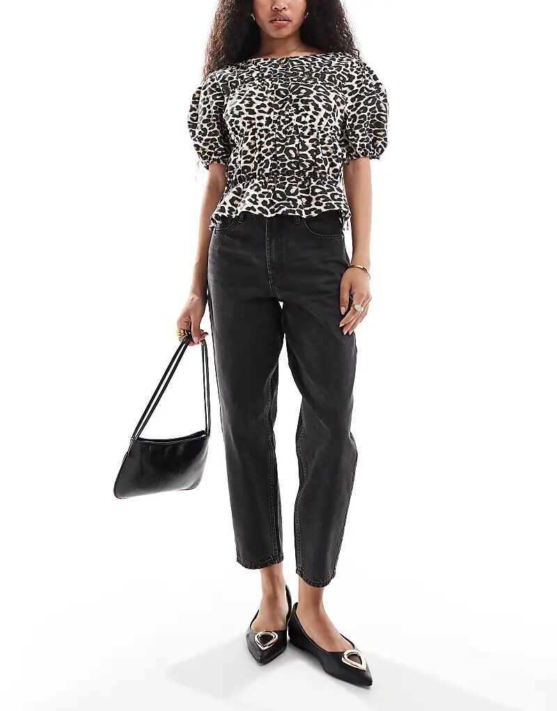 Джинсы mom с высокой талией черного цвета Miss Selfridge
Джинсы mom с высокой талией черного цвета Miss Selfridge