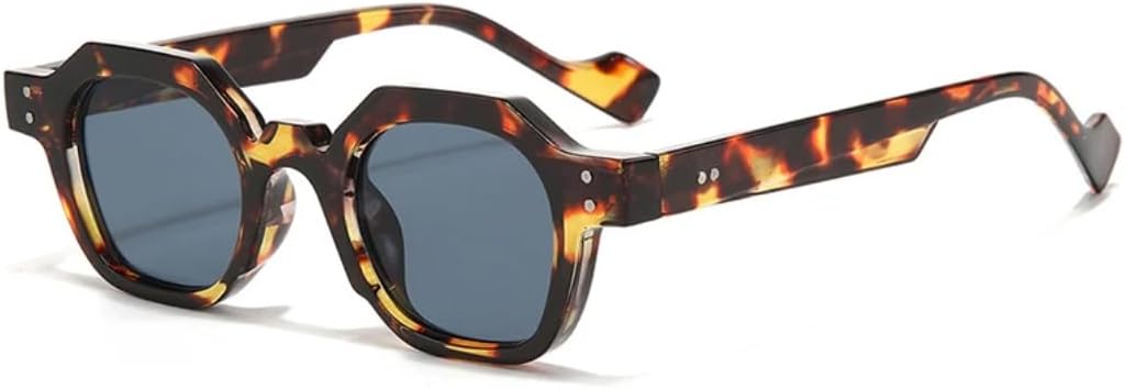 Ретро-солнцезащитные очки в форме многоугольника, маленькие квадратные, женские, с защитой от УФ-излучения UV400, в стиле панк, с декоративными заклепками, мужские, с прозрачными линзами UATXTAU, Leopard Grey
Ретро-солнцезащитные очки в форме многоугольника, маленькие квадратные, женские, с защитой от УФ-излучения UV400, в стиле панк, с декоративными заклепками, мужские, с прозрачными линзами UATXTAU, Leopard Grey