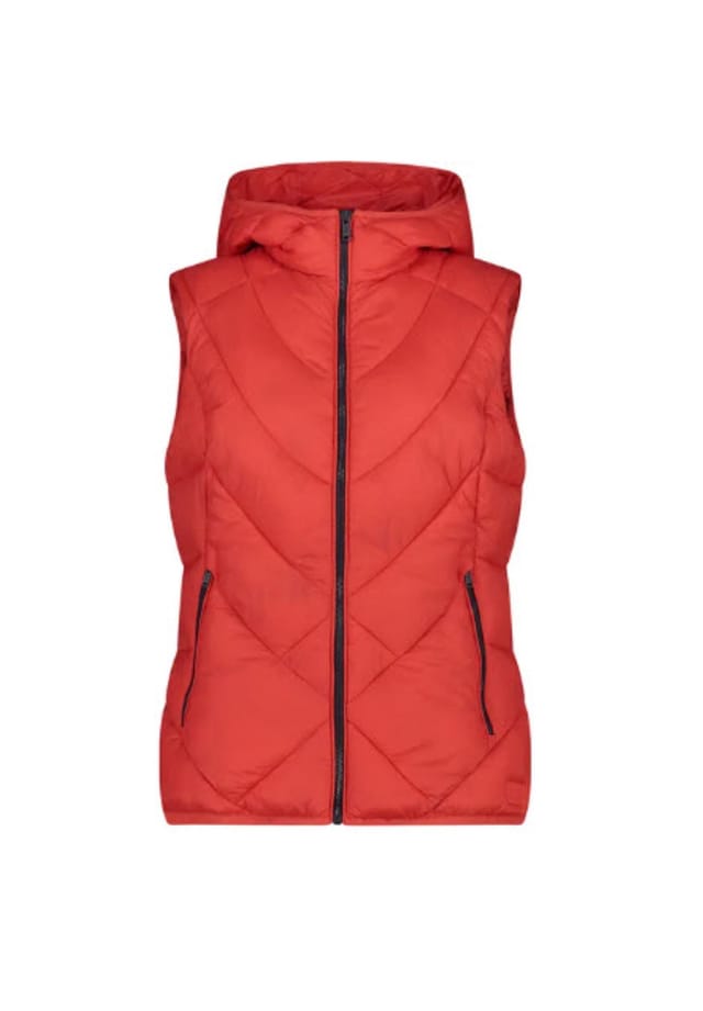Стеганый жилет с фиксированным капюшоном Cmp, красный
Стеганый жилет с фиксированным капюшоном Cmp, красный