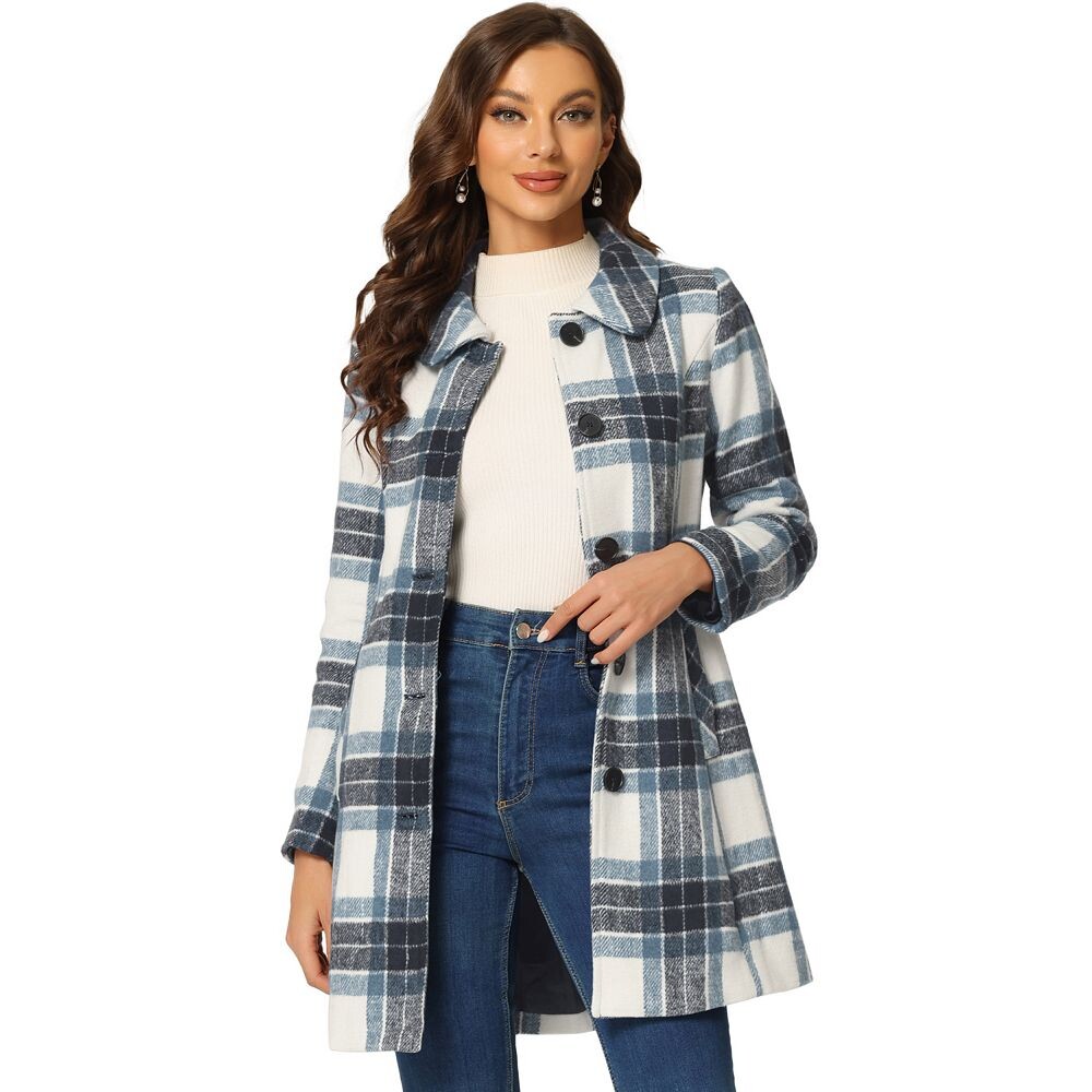 Женская клетчатая зимняя верхняя одежда с воротником из искусственного меха, длинное пальто ALLEGRA K, цвет Blue White, Белый, Женская клетчатая зимняя верхняя одежда с воротником из искусственного меха, длинное пальто ALLEGRA K, цвет Blue White
Женская клетчатая зимняя верхняя одежда с воротником из искусственного меха, длинное пальто ALLEGRA K, цвет Blue White, Белый, Женская клетчатая зимняя верхняя одежда с воротником из искусственного меха, длинное пальто ALLEGRA K, цвет Blue White