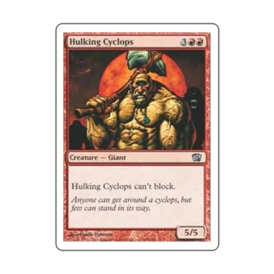 CCG Неповоротливый Циклоп (U), MTG - 8th Edition
CCG Неповоротливый Циклоп (U), MTG - 8th Edition