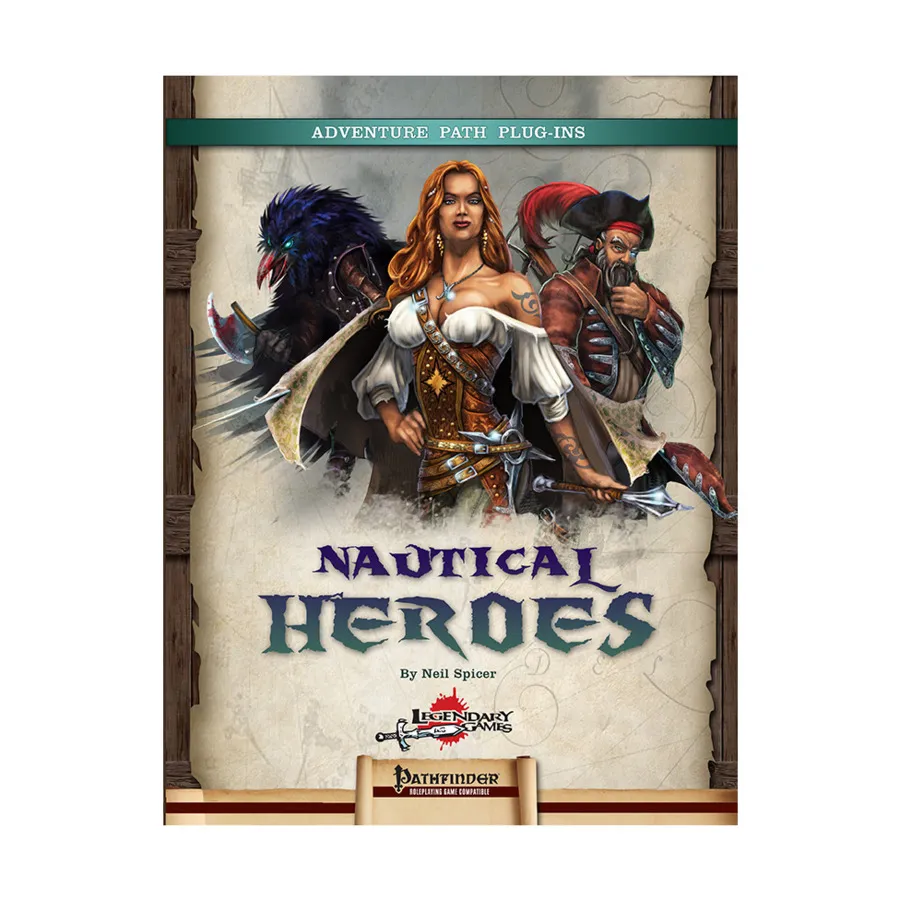 Nautical Heroes, Pathfinder 1st Edition - Rulebooks, Sourcebooks & Supplements (Legendary Games), мягкая обложка
Nautical Heroes, Pathfinder 1st Edition - Rulebooks, Sourcebooks & Supplements (Legendary Games), мягкая обложка