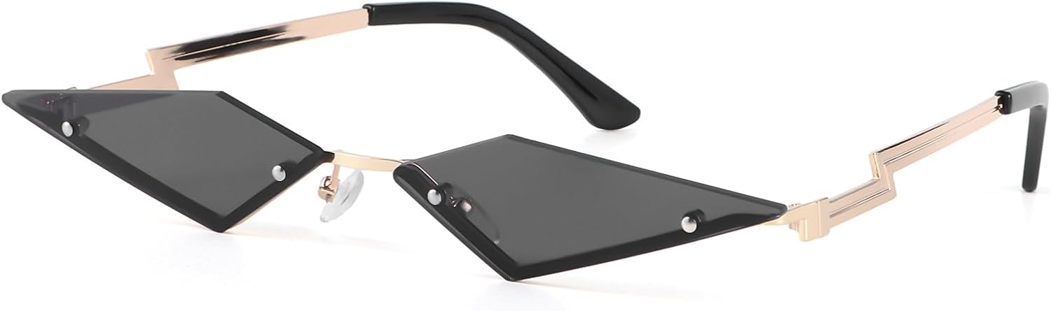 Солнцезащитные очки в стиле ретро с ромбовидной оправой для мужчин и женщин, металлическая четырехугольная оправа, солнцезащитная пленка с защитой от УФ-излучения Dazzleimart, Black
Солнцезащитные очки в стиле ретро с ромбовидной оправой для мужчин и женщин, металлическая четырехугольная оправа, солнцезащитная пленка с защитой от УФ-излучения Dazzleimart, Black