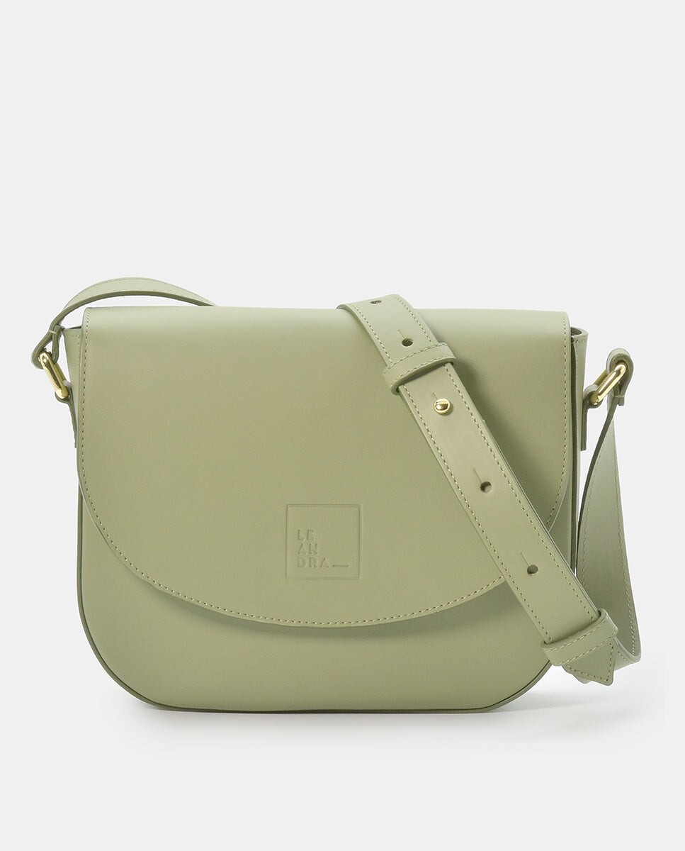 Женская зеленая кожаная сумка через плечо Leandra, зеленый
Женская зеленая кожаная сумка через плечо Leandra, зеленый