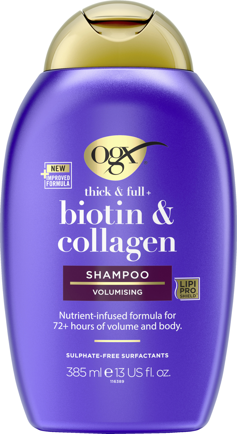 Шампунь ogx Thick & Full Biotin & Collagen Shampoo
Шампунь ogx Thick & Full Biotin & Collagen Shampoo