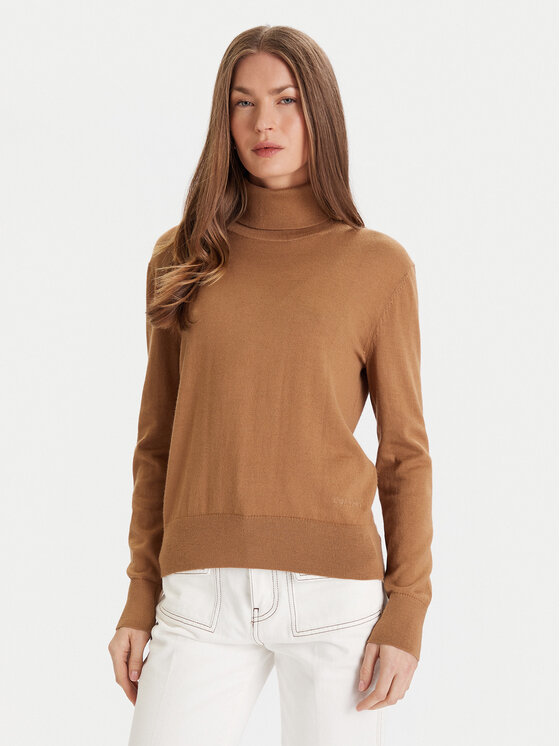 Водолазка regular fit LV044D371G Calvin Klein, коричневый
Водолазка regular fit LV044D371G Calvin Klein, коричневый